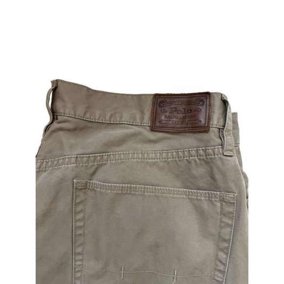 Polo Ralph Lauren 5 pocket chino pants size 38x32 Tan/Khaki - Picture 4 of 8